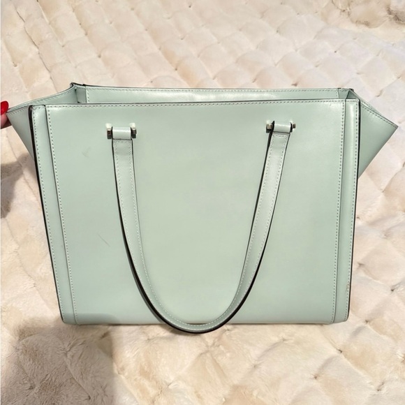 Kate Spade Vita Regatta Court Tote Shoulder Bag inMisty Mint-mint condition - Picture 3 of 5